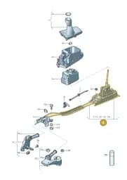 2Q0711049AA Volkswagen Selector Mechanism