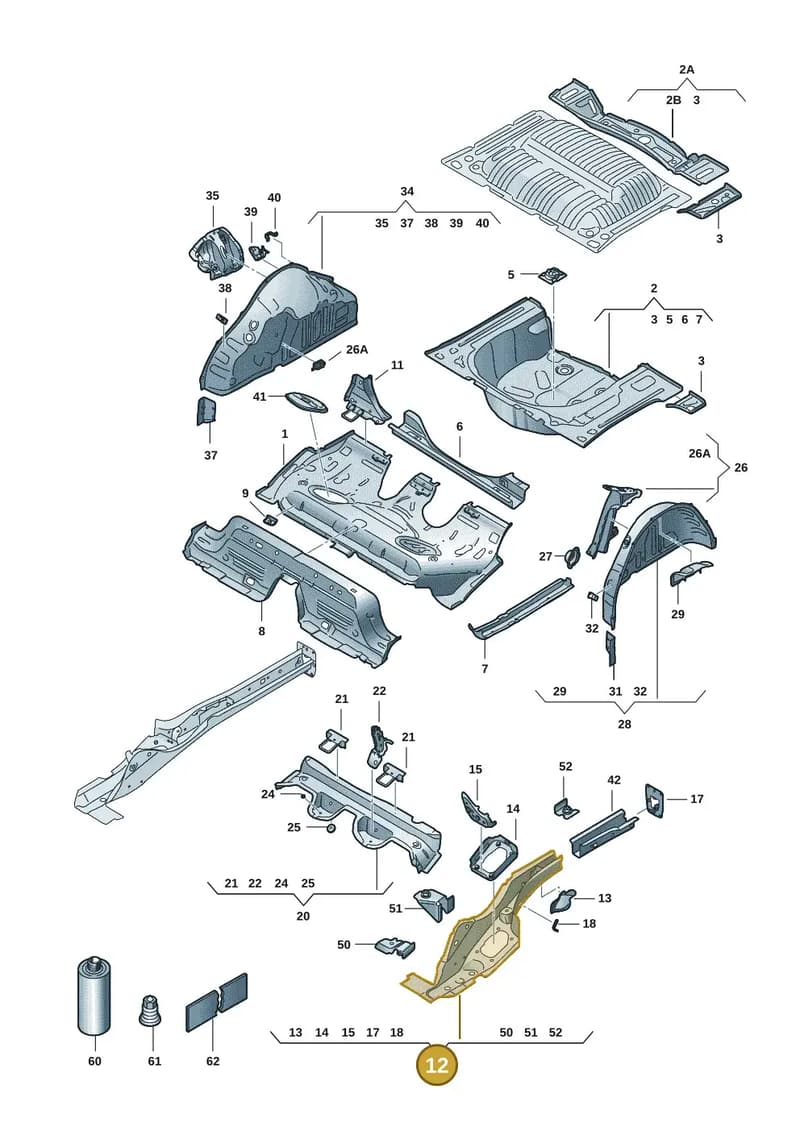 2Q0803501C — Skoda Kamiq (2019-2020) diagram 584803010, position 12