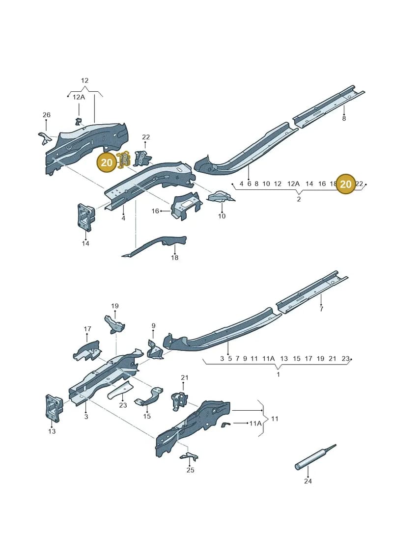 2Q0803646 — SEAT Arona (2017-) diagram 835803000, position 20