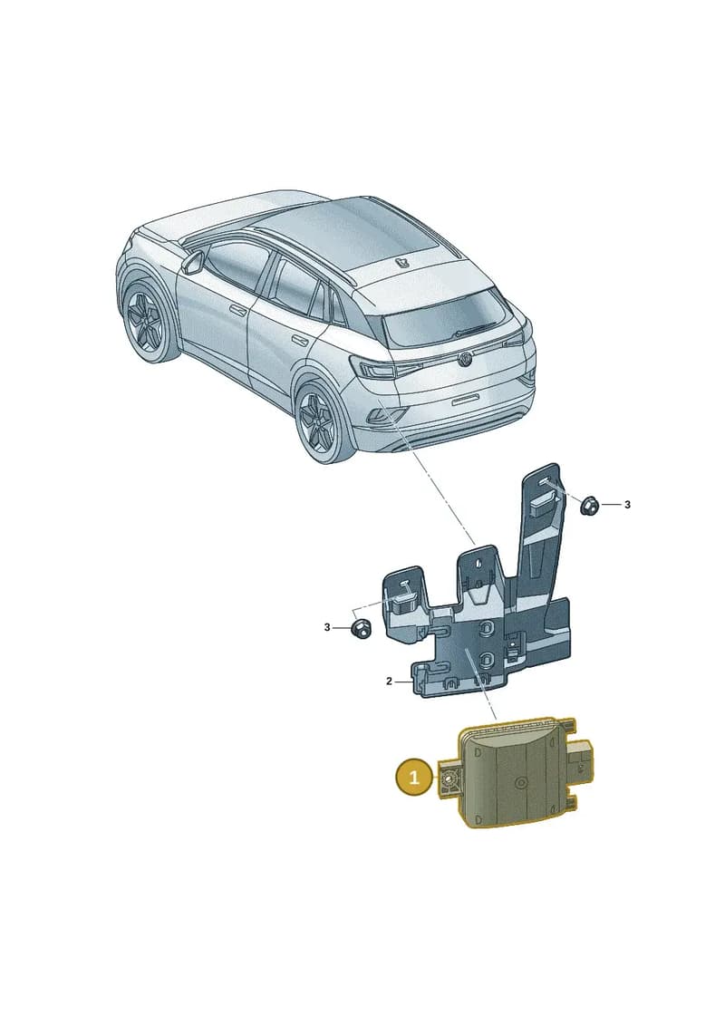 2Q0907686L — Volkswagen ID.3 (2019-2025) diagram 11a907010, position 1