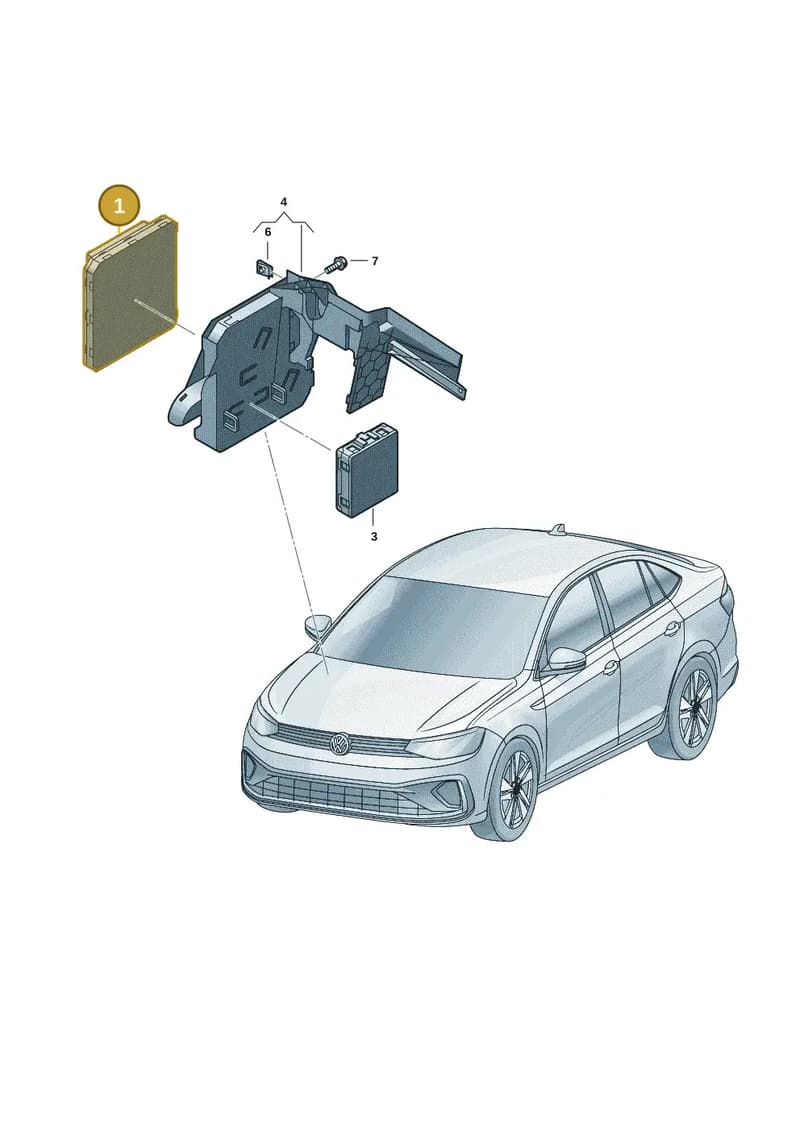 2Q0937189E — Volkswagen Virtus 1,0 (2022-) diagram 62a937500, position 1