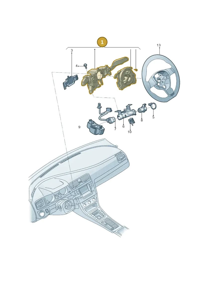 2Q0953513KIGI — Volkswagen New Lavida (2018-2023) diagram 578953500, position 1
