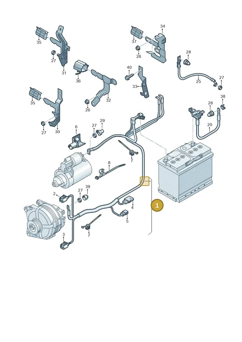 2Q0971349LT — Skoda Fabia (2021-2022) diagram 584971000, position 1