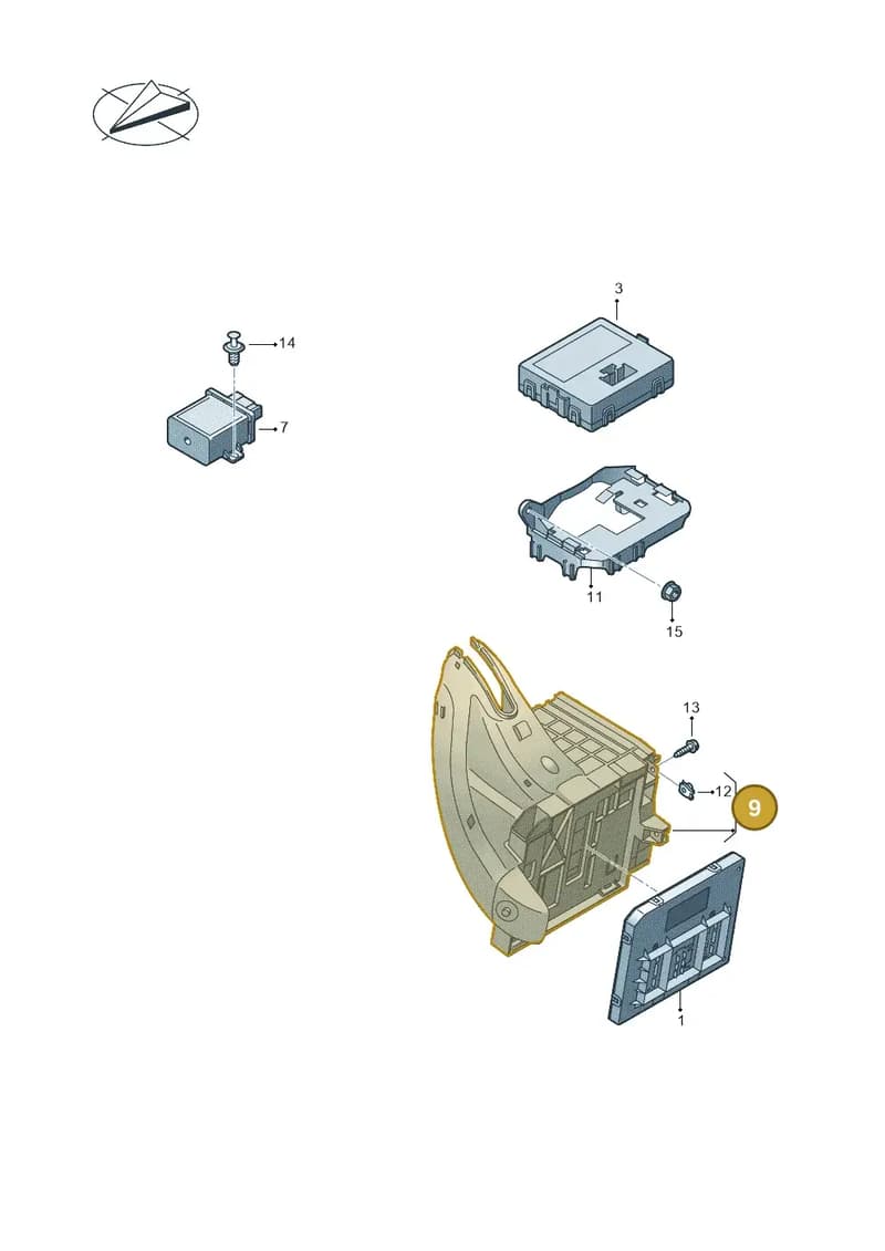 2Q2941395C — Skoda Kamiq (2019-2020) diagram 584937050, position 9