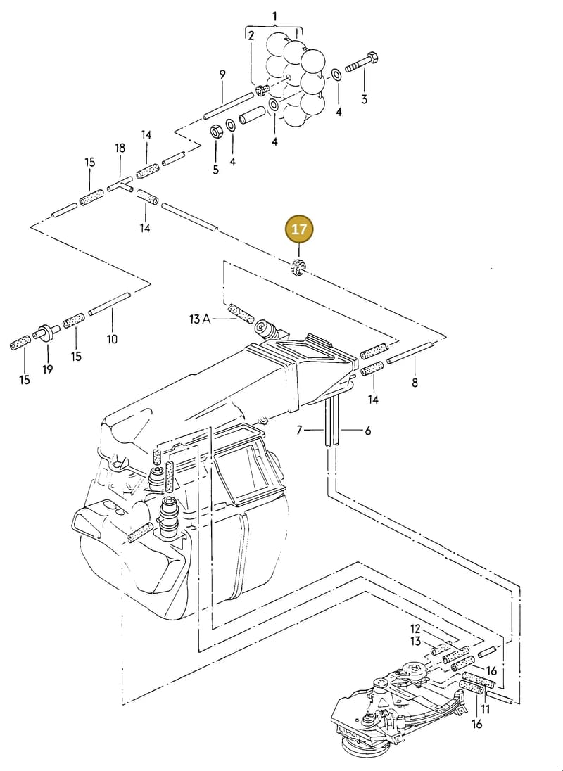311971913 — Volkswagen Scirocco (1983-1989) diagram 013149000, position 17