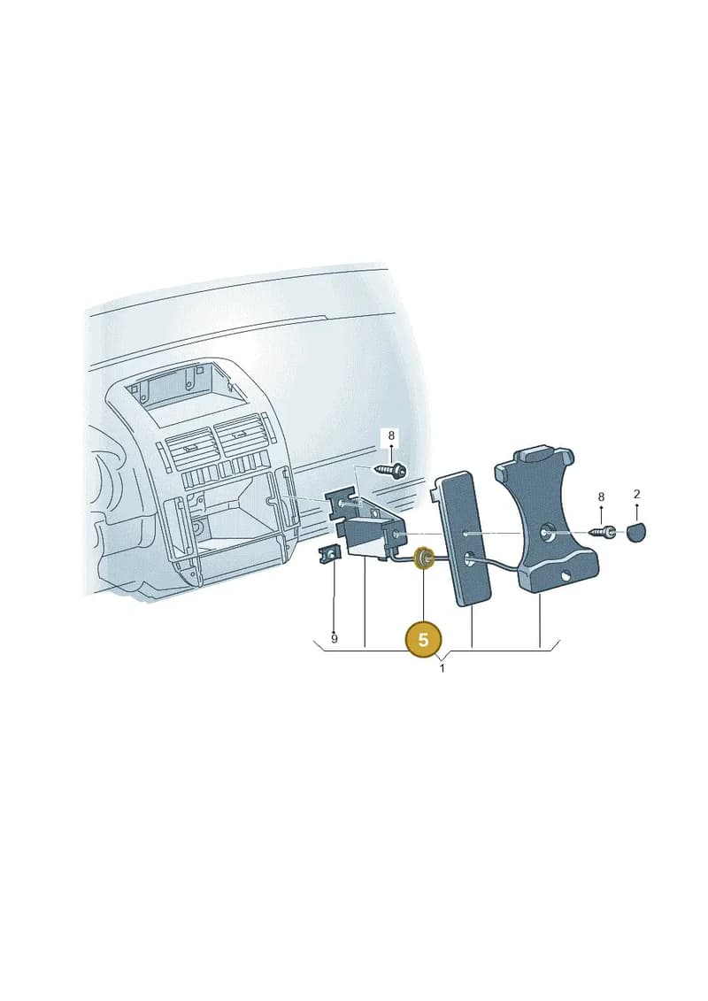 311971913 — Volkswagen Polo (2008-2009) diagram 461035750, position 5
