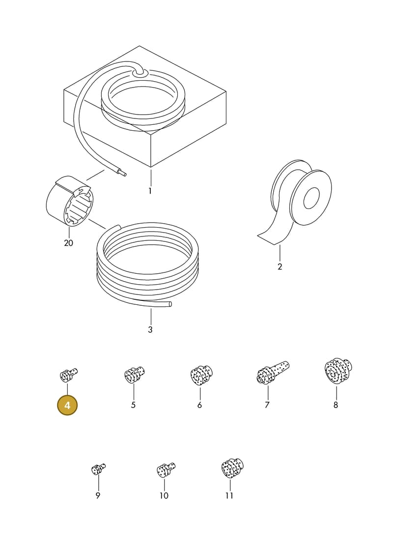 357972740F — SEAT 1J0 platform diagram 198979200, position 4
