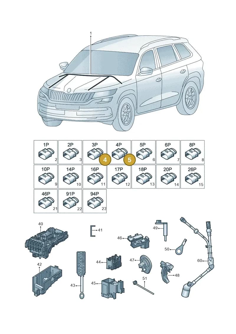 3AA972714A — Skoda Kodiaq (2018-2022) diagram 804971080, position 4+5