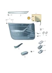 3B0837732 Volkswagen Clip