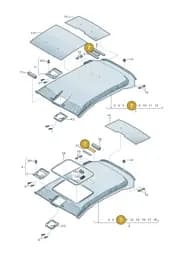 3B0867600 Volkswagen Reinforcement