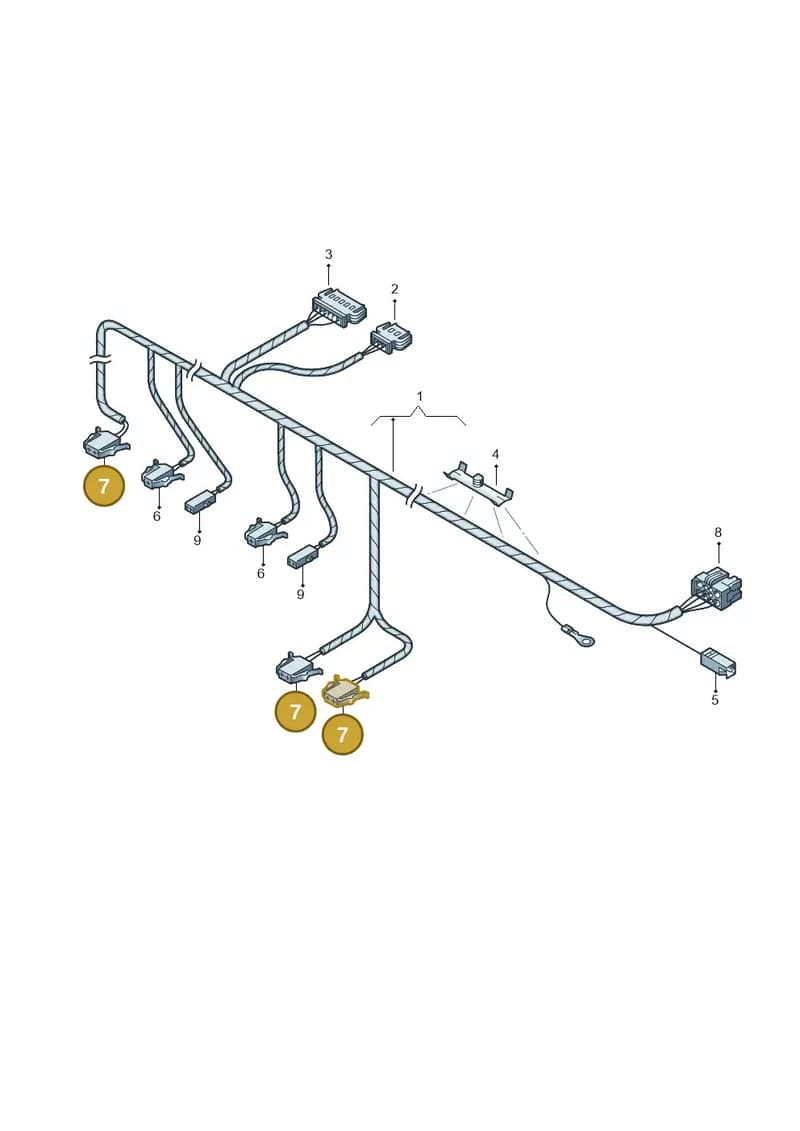 3B0972703 — Volkswagen PASSAT                 00> (2000-) diagram 195972300, position 7