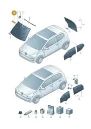 3C0845237 Volkswagen Stop Buffer