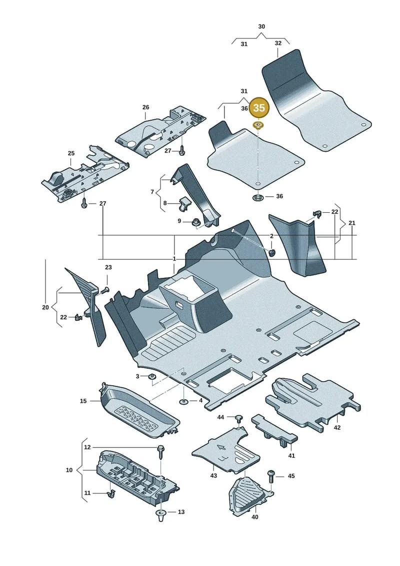 3C08645213G4 — Volkswagen ID.Buzz (2022-) diagram 15a863000, position 35