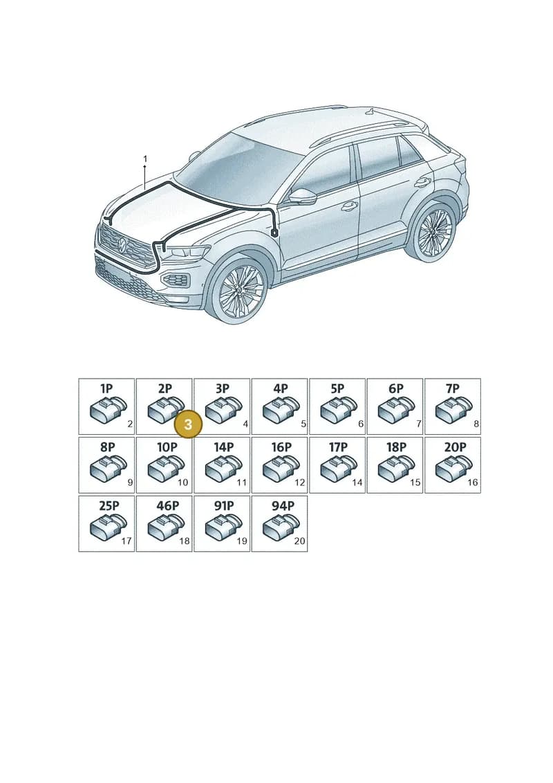 3C0971921 — SEAT Tarraco (2018-2024) diagram 813971800, position 3