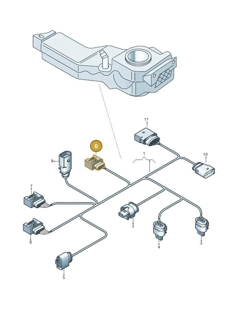 3C0973714 — SEAT Alhambra (2015-2022) diagram 863971950, position 6