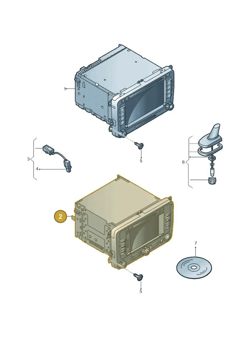 3C8035279EX — Volkswagen New beetle (2011-2016) diagram 715035000, position 2