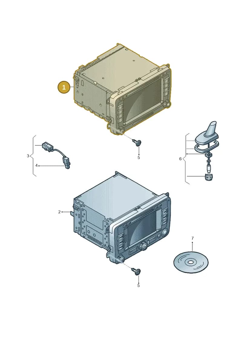 3C8035684F — Volkswagen New beetle (2011-2016) diagram 715035000, position 1