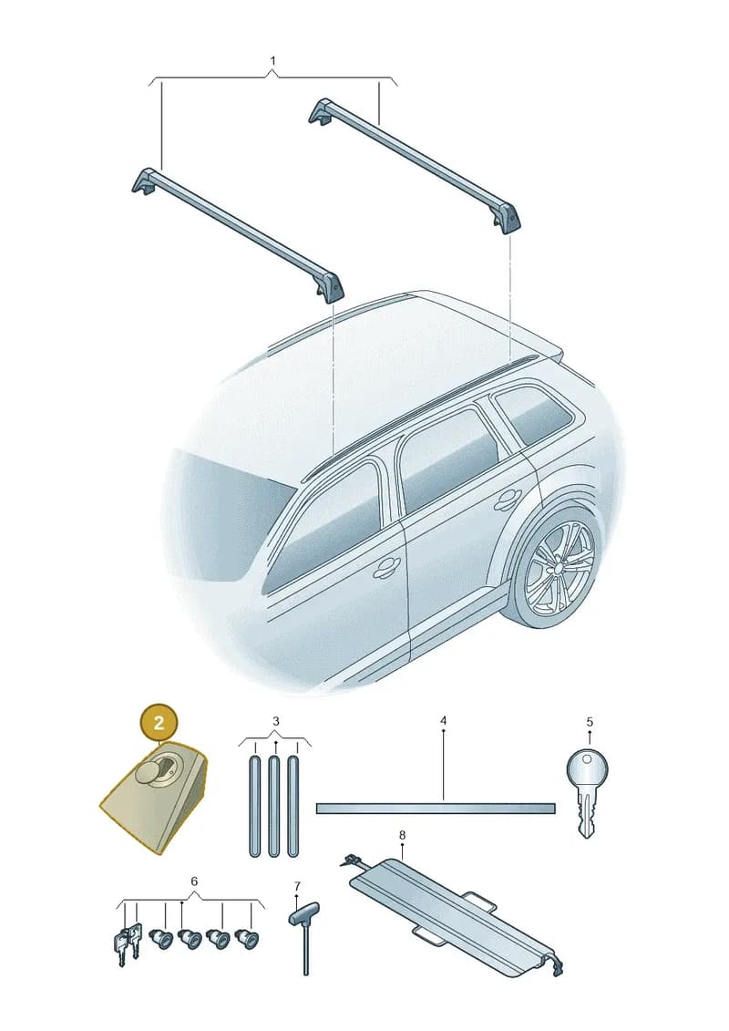 3CM071720A — Volkswagen Taigo (2021-2025) diagram 439071030, position 2