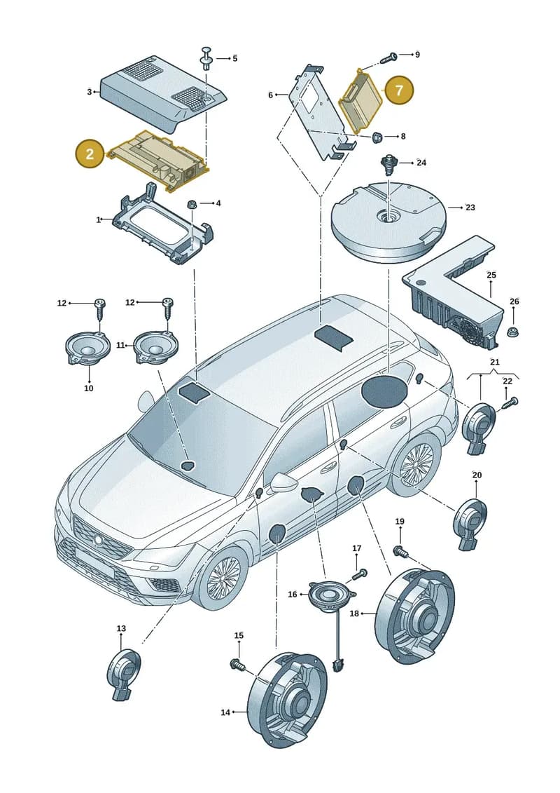 3G0035466J — Skoda Kodiaq (2024-2024) diagram 57h035035, position 2+7