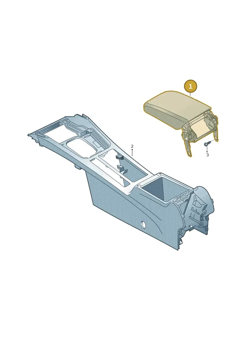3G0864207ELYL — Volkswagen Passat Saloon (2014-2024) diagram 793863600, position 1