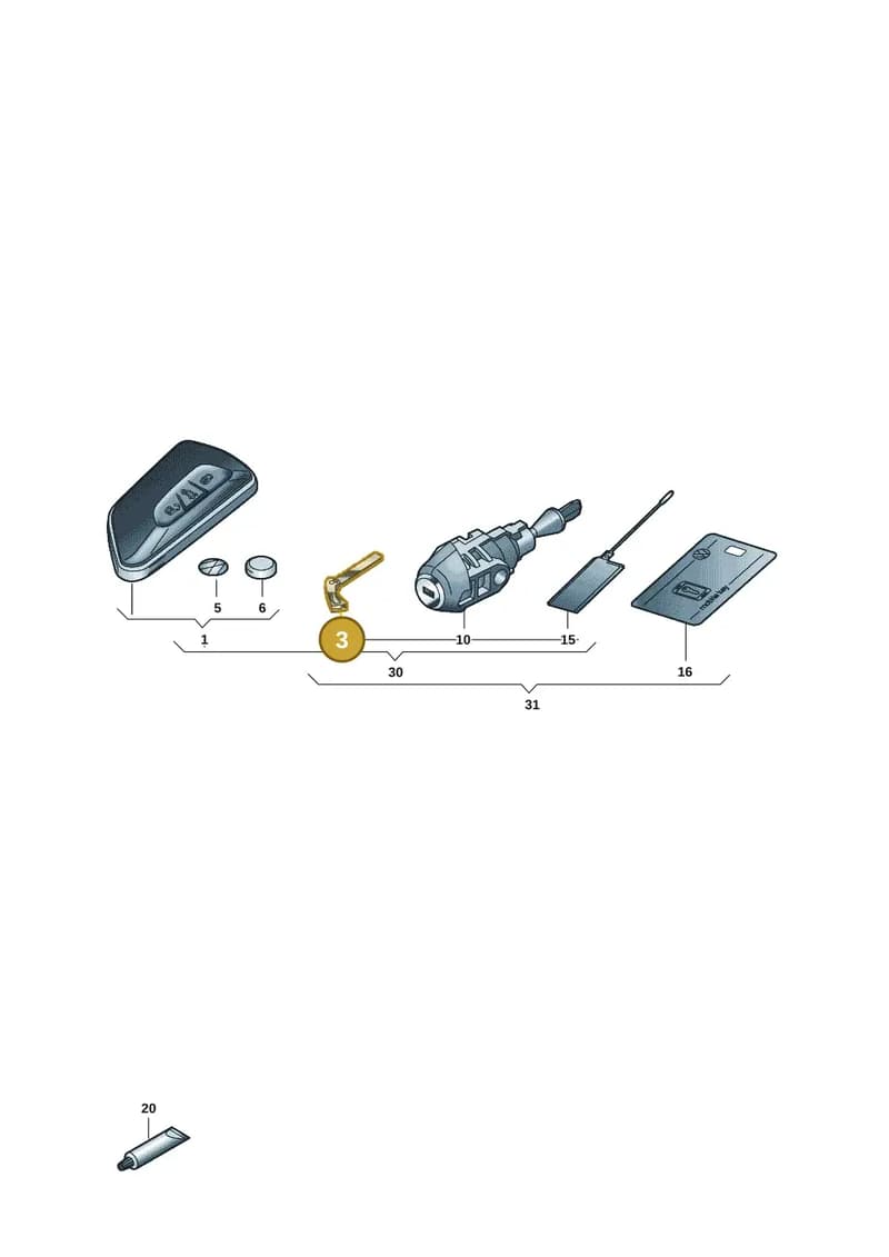 3G0937048AIF — Volkswagen Taos 1.4 (2021-2023) diagram 5h0837100, position 3