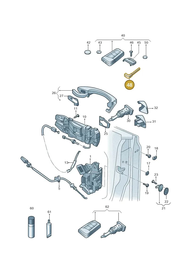 3G0937048AIF — Volkswagen CC Fastback (2018-) diagram 826837000, position 48