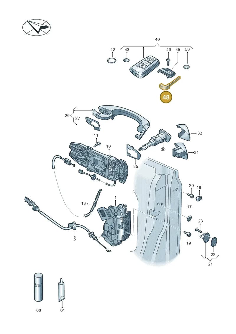 3G0937048AIF — Volkswagen Arteon (2017-2025) diagram 828837000, position 48