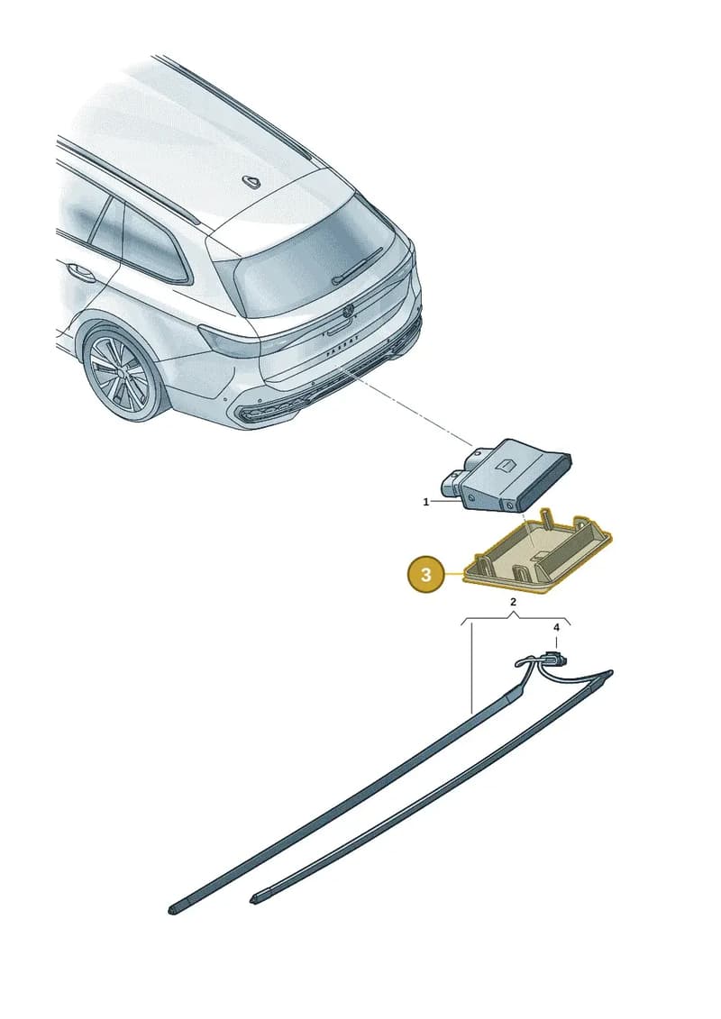3G0962283A — Skoda Superb Combi (2023-2024) diagram 3j0909300, position 3