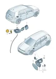 3G5810773A Volkswagen Throttle Control Element