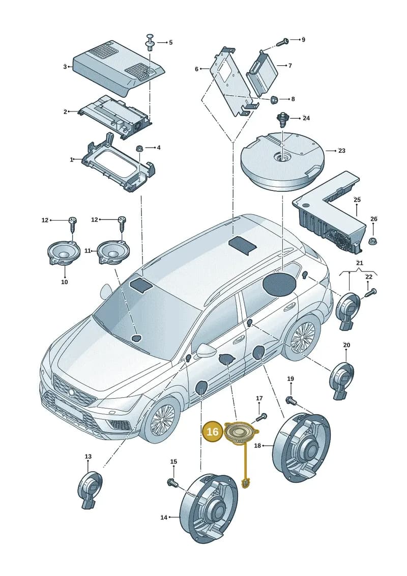 3G8035415A — Skoda Kodiaq (2024-2024) diagram 57h035035, position 16