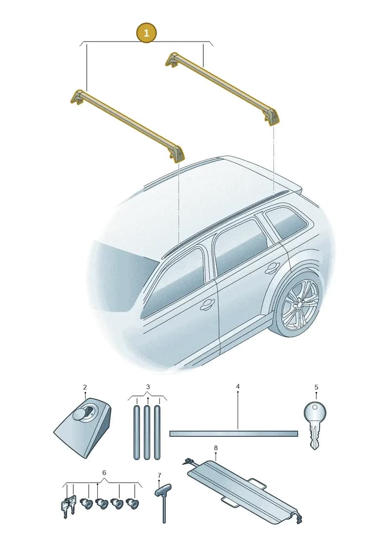 3J0071151 — Volkswagen Passat Estate (2023-2025) diagram 439071030, position 1