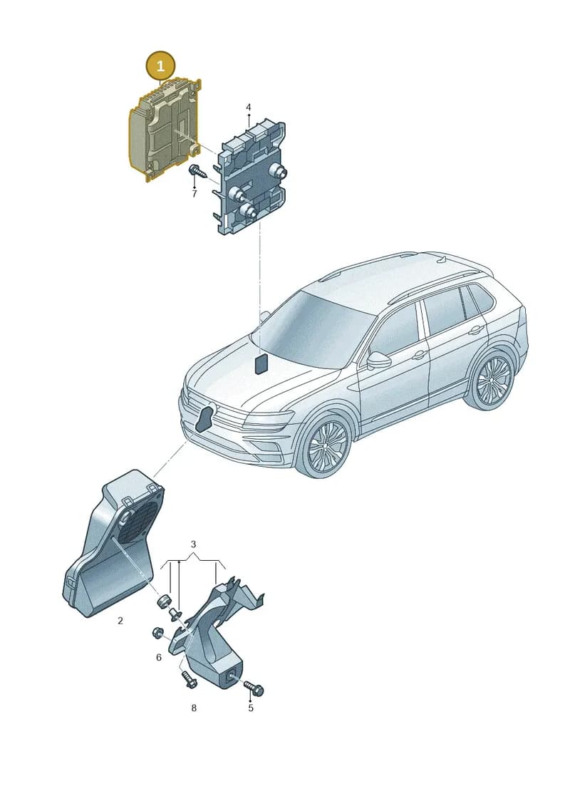 3Q0035335E — SEAT Tarraco (2018-2024) diagram 884035080, position 1