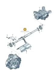 3Q0521101AC Volkswagen Cardan Shaft