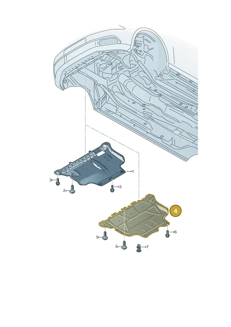 3Q0825236E — Audi Q2 (2016-2025) diagram 803825011, position 4