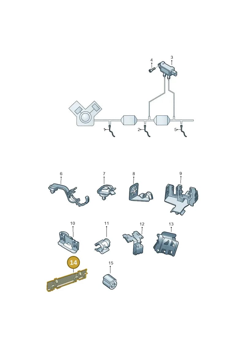 3Q0971848 — Audi Q2 (2016-2025) diagram 803906003, position 14