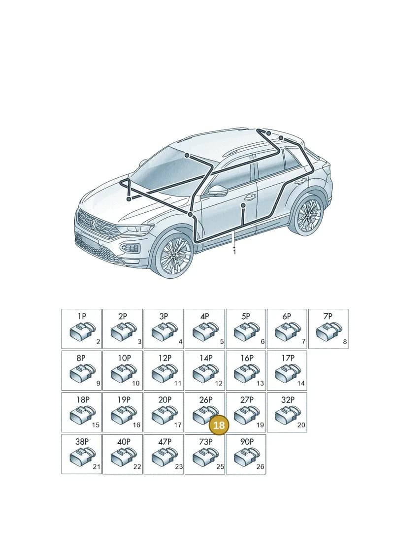 3Q0972701A — SEAT Tarraco (2018-2024) diagram 813971810, position 18