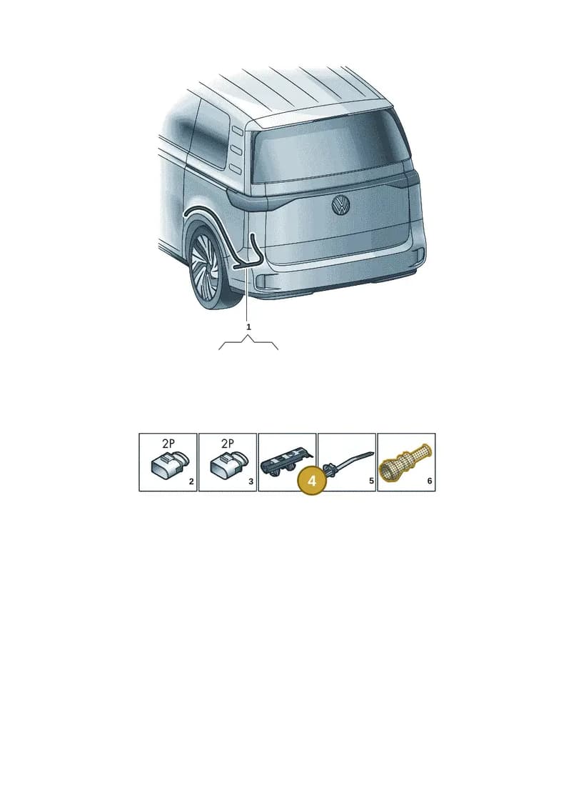 3QF616819 — Volkswagen ID. Buzz (2022-2025) diagram 15a972700, position 4