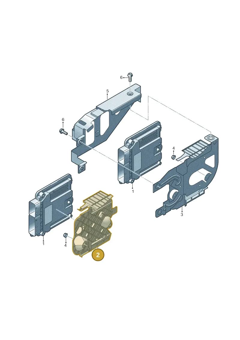 3QF906507 — Volkswagen Atlas Cross Sport (2023-) diagram 596906000, position 2