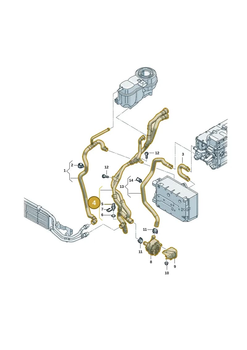3WA121086C — SEAT CUPRA Formentor (2020-) diagram 2ka121310, position 4