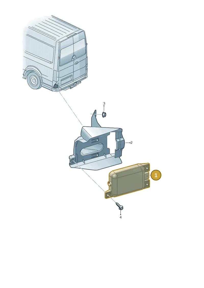 3WA907541B — Volkswagen Crafter (2016-2025) diagram 806907150, position 1