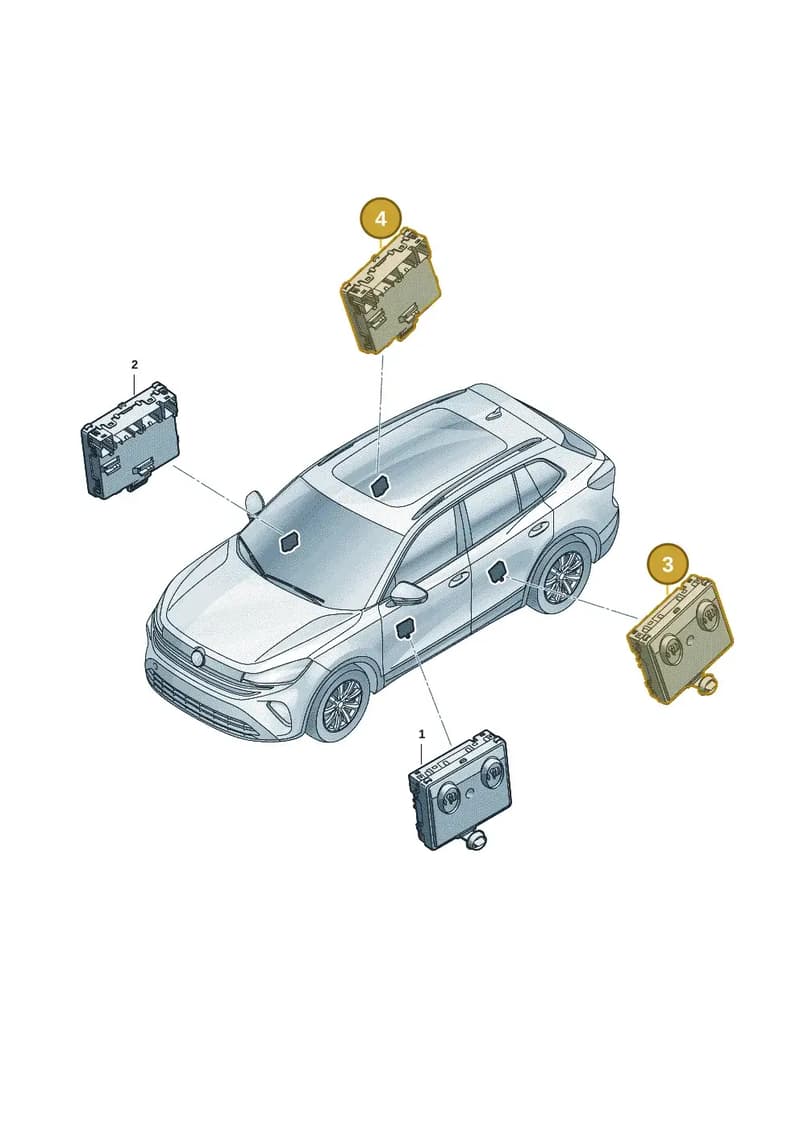 3WA959595A — Skoda Kodiaq (2024-2024) diagram 57x959800, position 3+4