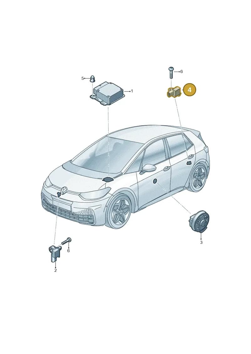 3WA959651 — SEAT CUPRA Tavascan (2023-) diagram 10a959030, position 4