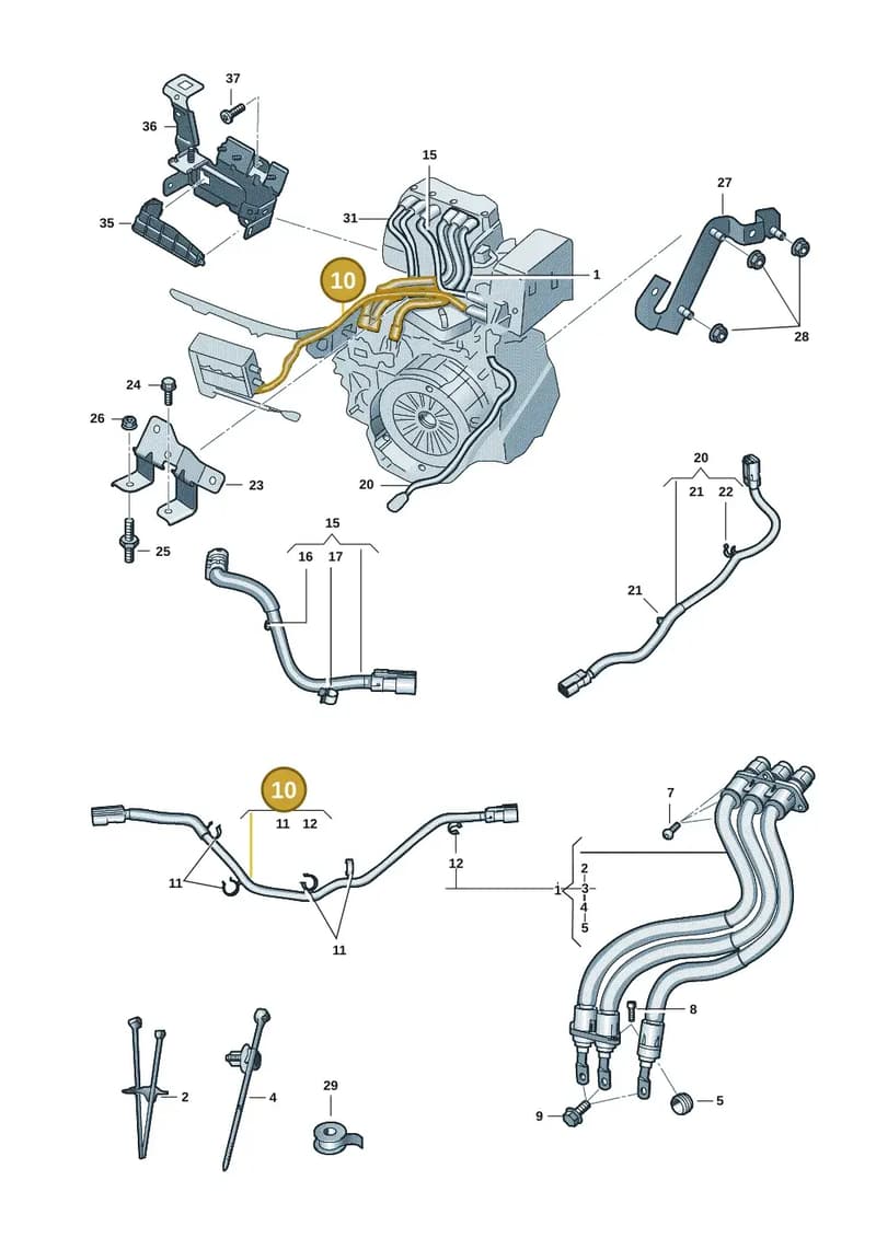 3WA971475 — Skoda Kodiaq (2024-2024) diagram 57x970110, position 10