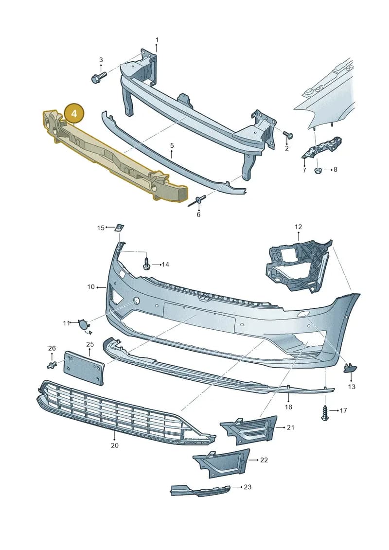 510807248A — Volkswagen Golf Sportsvan (2014-2020) diagram 780807000, position 4