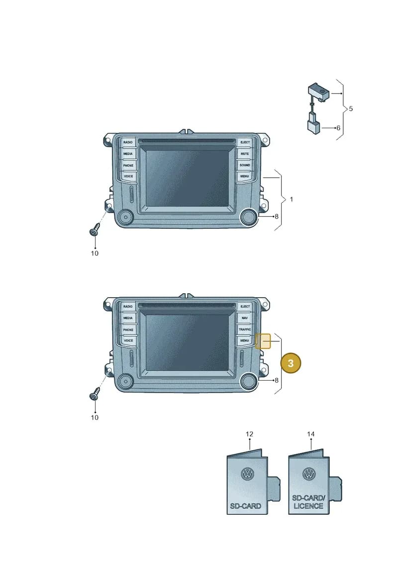 5C0035680G — Volkswagen Amarok (2022-) diagram 863035030, position 3