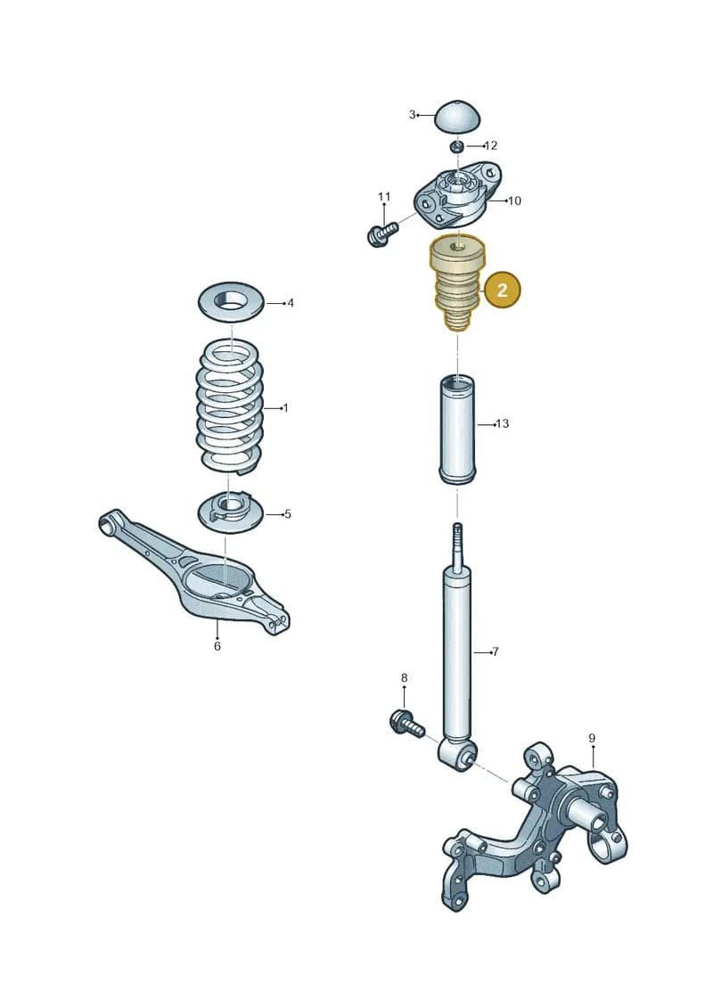 5C0511353 — Volkswagen Beetle (2016-2019) diagram 854511001, position 2