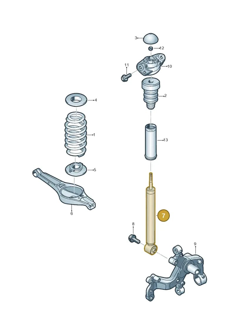 5C0513029AE — Volkswagen Beetle Cabriolet (2016-2019) diagram 854511001, position 7