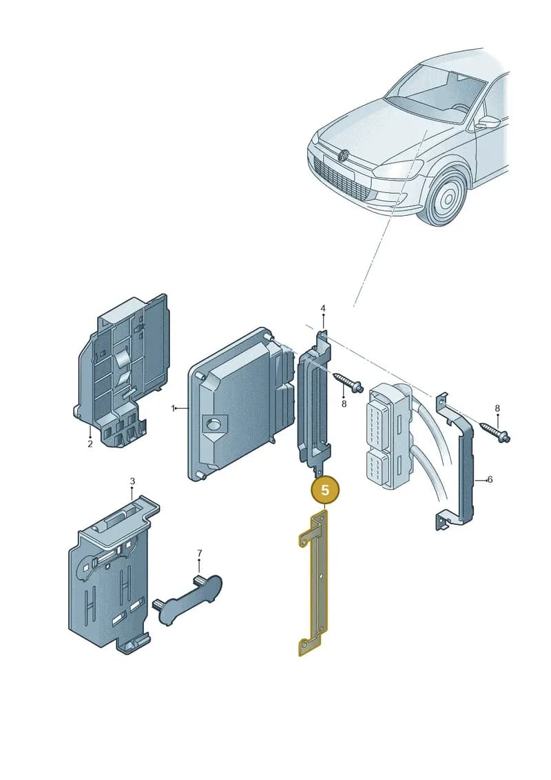 5C0907269A — SEAT Ibiza (2015-) diagram 773906220, position 5