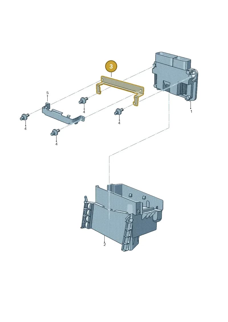 5C0907269A — Volkswagen Beetle (2016-2019) diagram 715906200, position 3