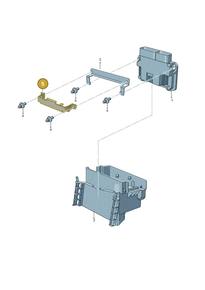 5C0907500B — Volkswagen Jetta (2014-2018) diagram 715906200, position 5